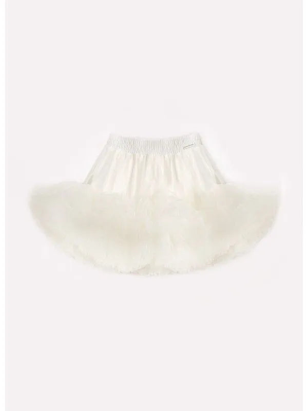 Saia Short Tule Babado Frufru - PITUCHINHUS