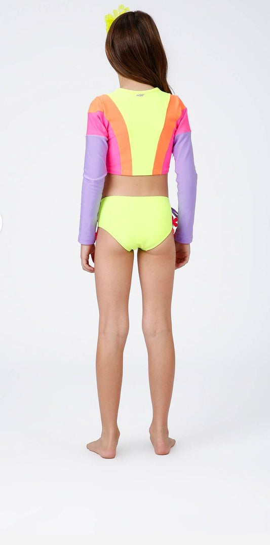 BIQUINI CROPPED ML KIDS GIOVANA APLIC L SPIRIT