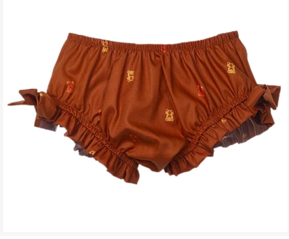 Conjunto Estampa Ursinho Fundo Off