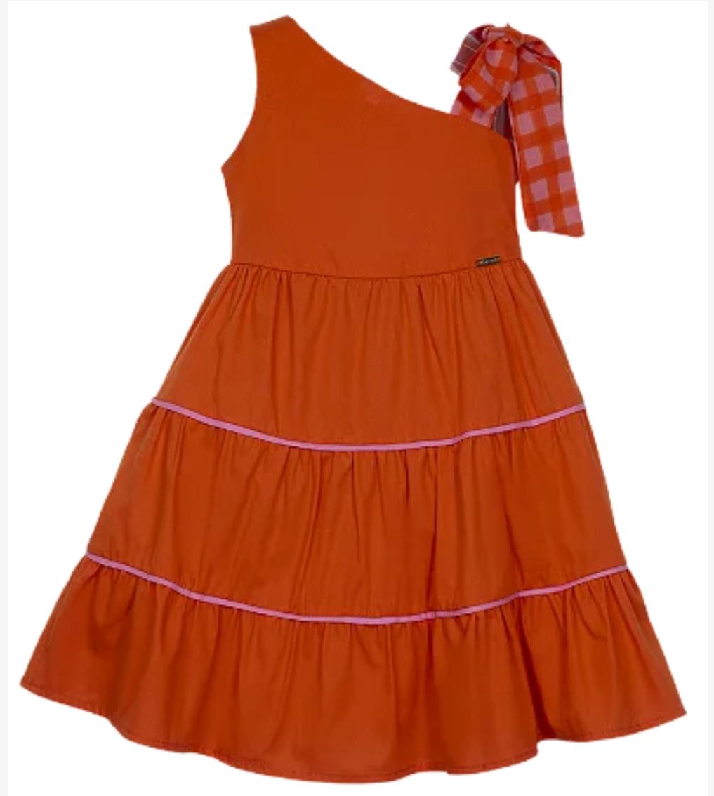 VESTIDO GALLES LARANJA