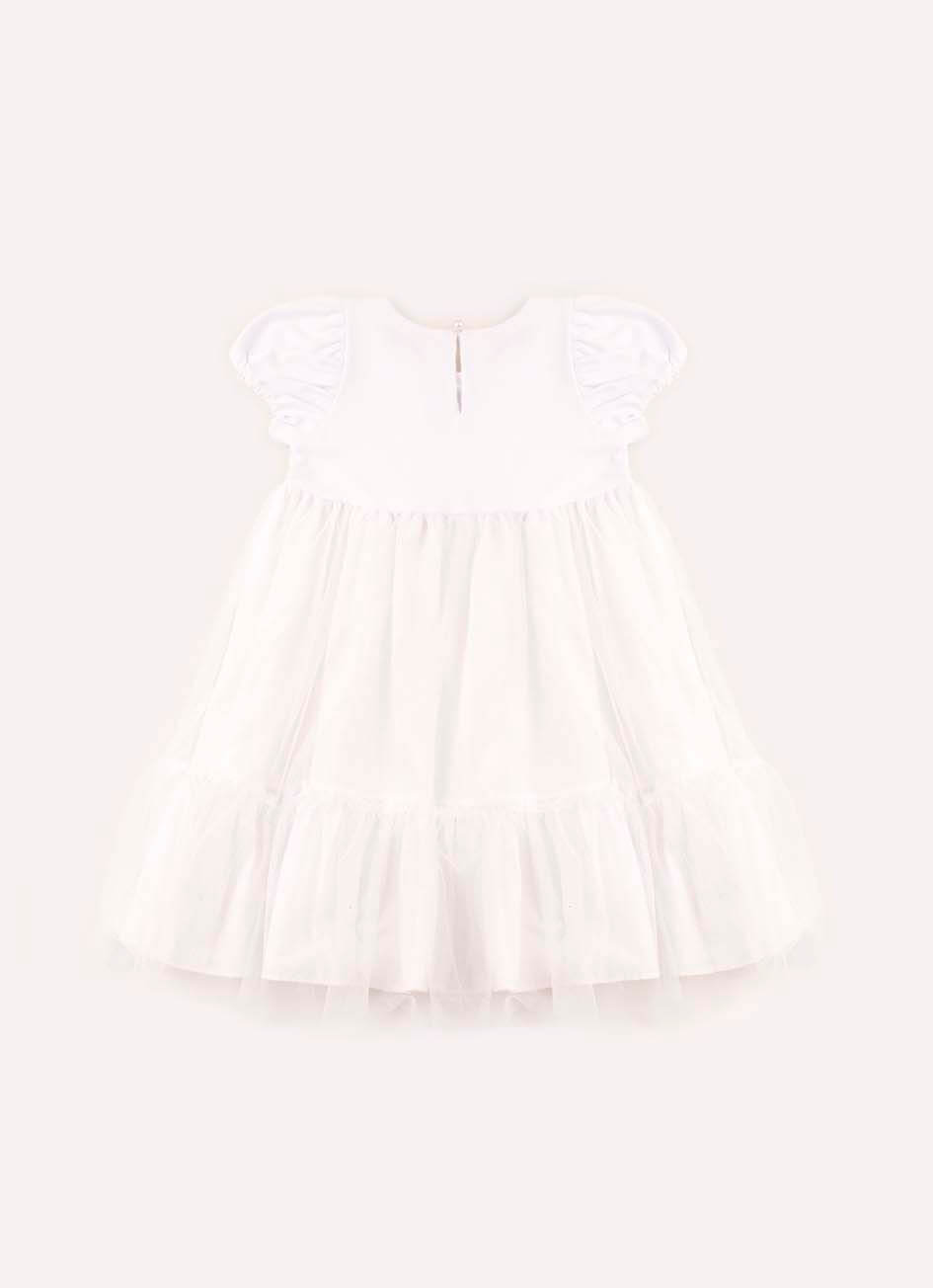 Vestido Cotton Tule com Brilho - Pituchinhus