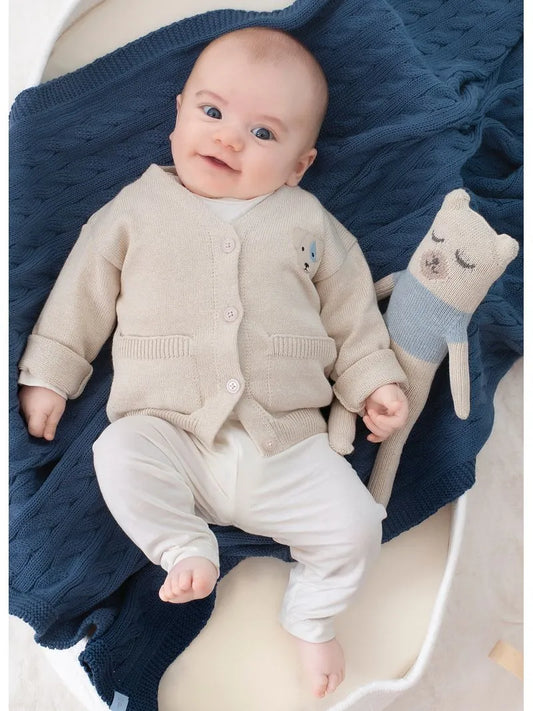 Casaco Tricot Patche Cachorrinho - Pituchinhus