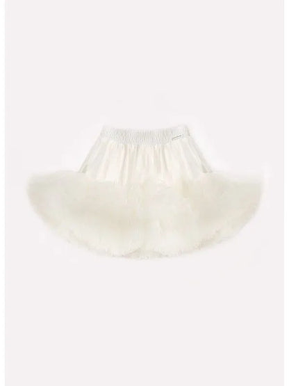 Saia Short Tule Babado Frufru - PITUCHINHUS