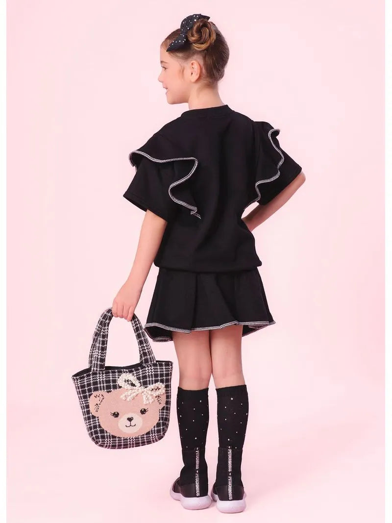 Saia Short Moletom Pregas - Pituchinhus