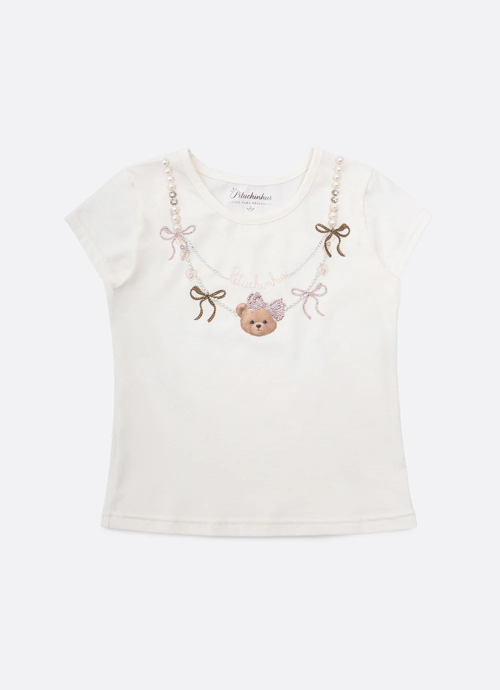 Blusa Cotton Colar Bordado