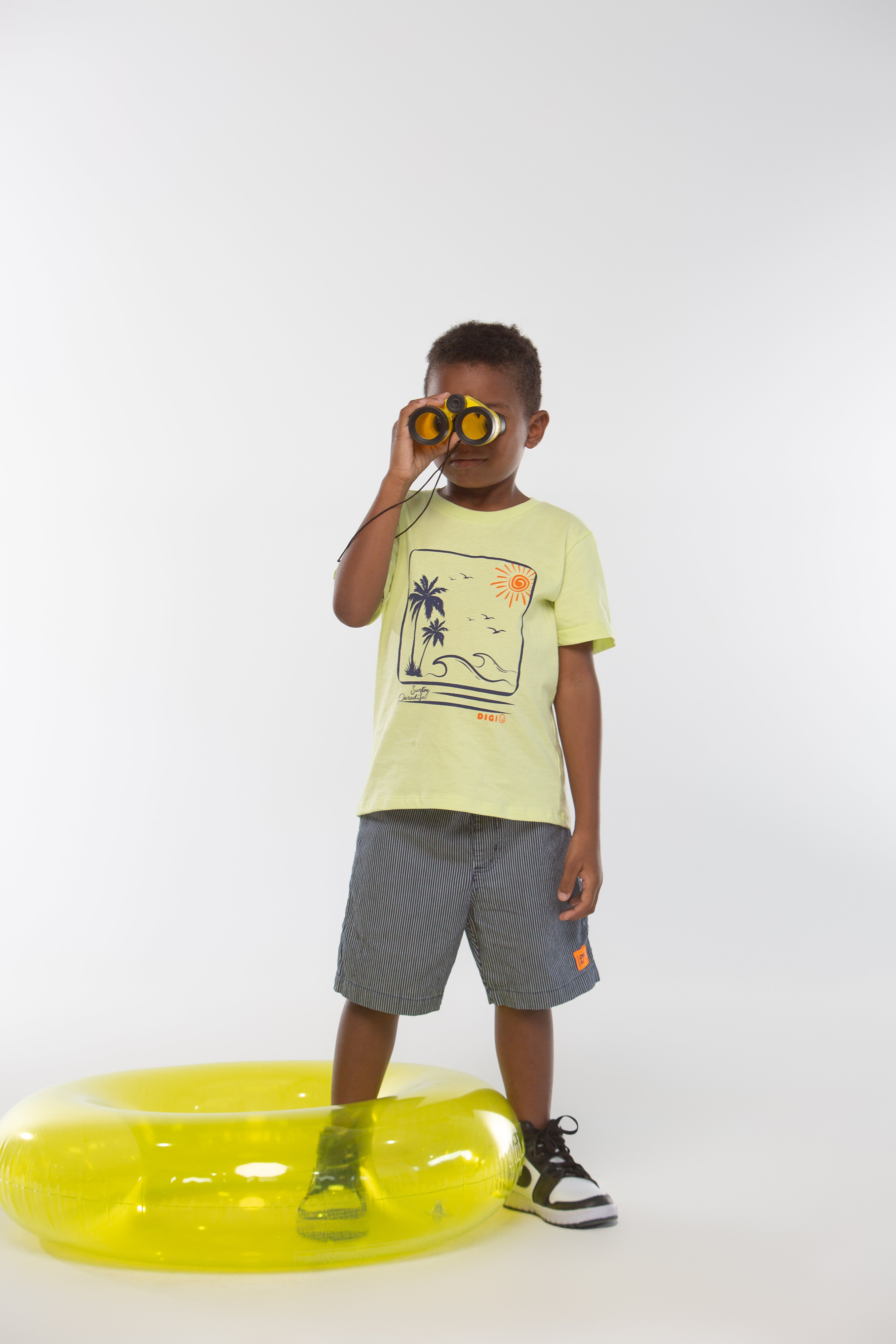 Conjunto Bermuda e Camisa -Digital Infantil