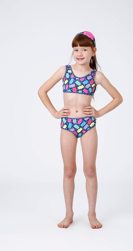 Biquini  Faixinha Kids Mel Estampa Gummy