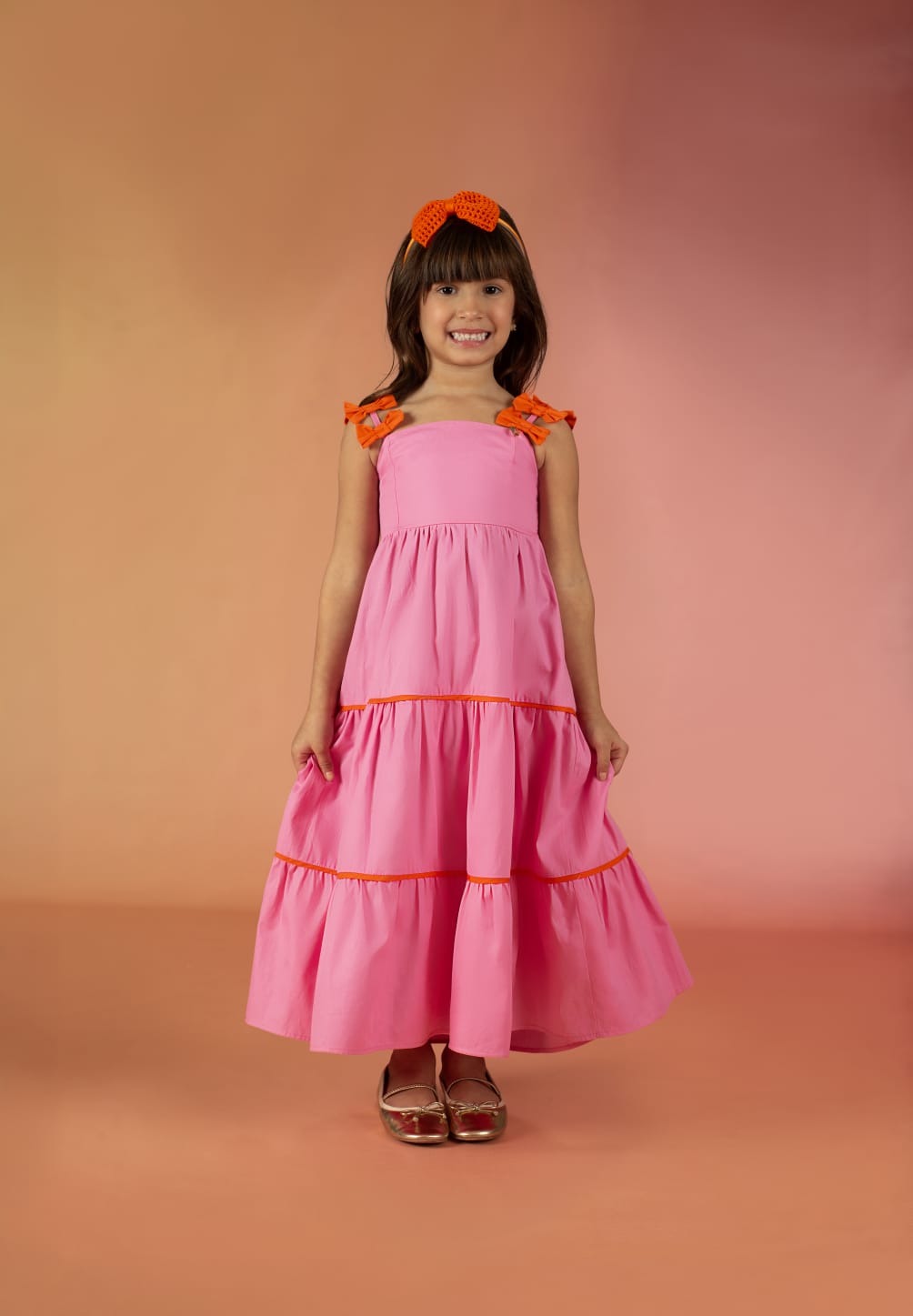 VESTIDO GALLES ROSA CHICLETE