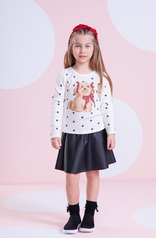 Saia Short Evasê Courino