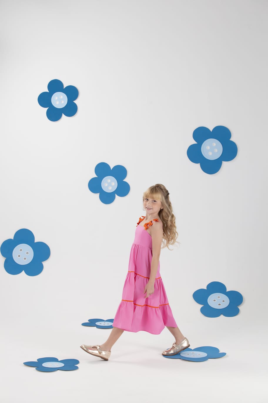 VESTIDO GALLES ROSA CHICLETE