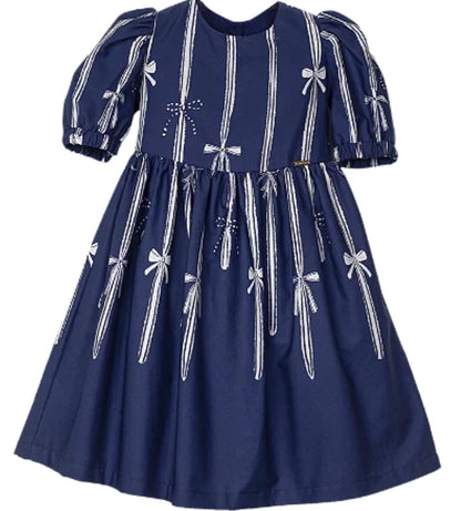 VESTIDO BARRADO A MAGIA DAS FITAS