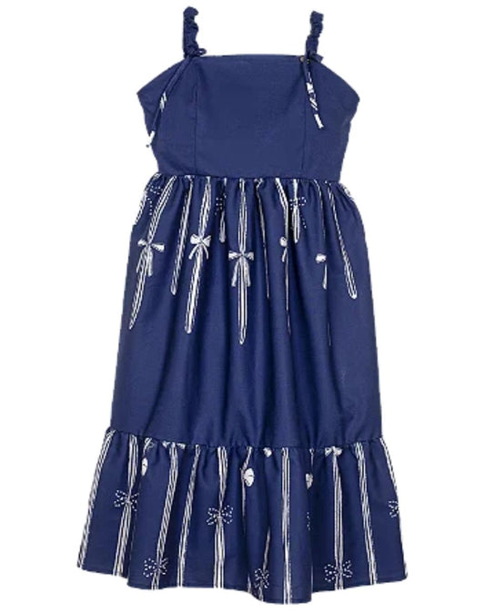 VESTIDO BARRADO A MAGIA DAS FITAS