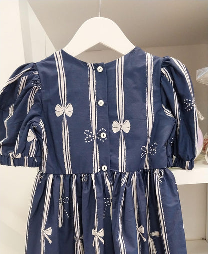 VESTIDO BARRADO A MAGIA DAS FITAS