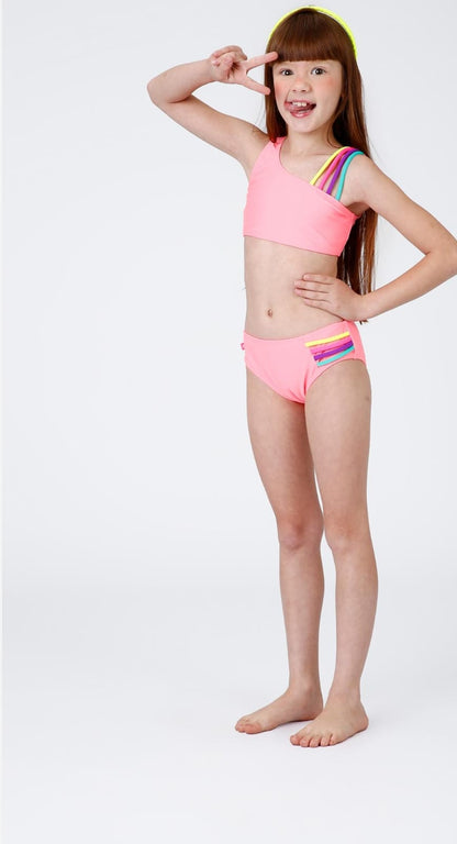 Biquini Cropped  Kids Maite Zig Zag