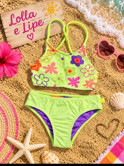 BIQUINI CROPPED KIDS TATI EST FLORINDA